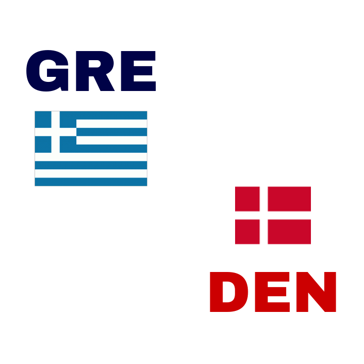 Danmark triumferer over Grækenland på Georgios Karaiskáki